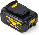 DeWalt DeWalt DCG405P2 (4000 mAh 18 V, Sort, Originalt)