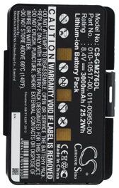 Garmin GPSMAP 376C (3000 mAh 8.4 V, Sort)