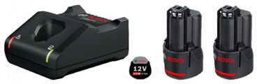 Bosch Batteri (2000 mAh 12 V, Sort, Originalt) passende til Batteri til Bosch GUS 12 V-300