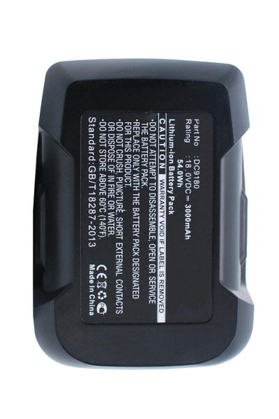 DeWalt Batteri (3000 mAh 18 V, Sort) passende til Batteri til DeWalt DW057N