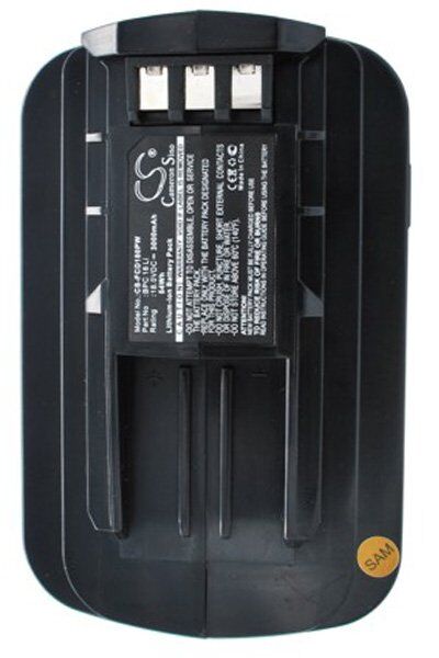 Festool Batteri (3000 mAh 18 V, Sort) passende til Batteri til Festool OSC 18
