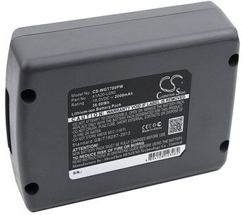 WOLF Garten Batteri (2000 mAh 18 V, Grå) passende til Batteri til WOLF Garten CSA 700