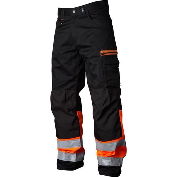 Vidar Workwear V500552C056 Midjebukse oransje/svart C56