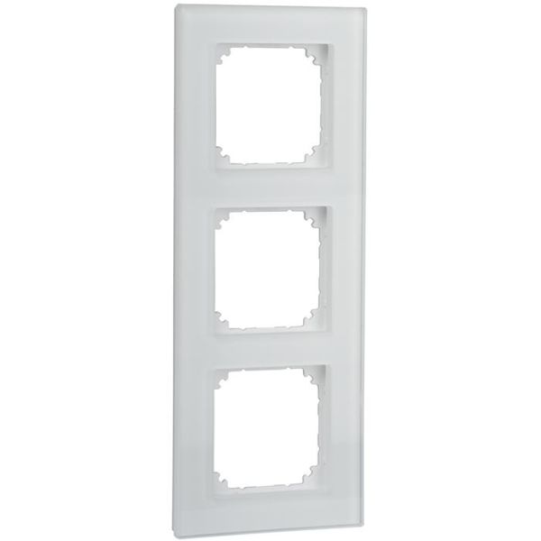 Schneider Electric Exxact Solid Ramme glass, hvit 3 rom