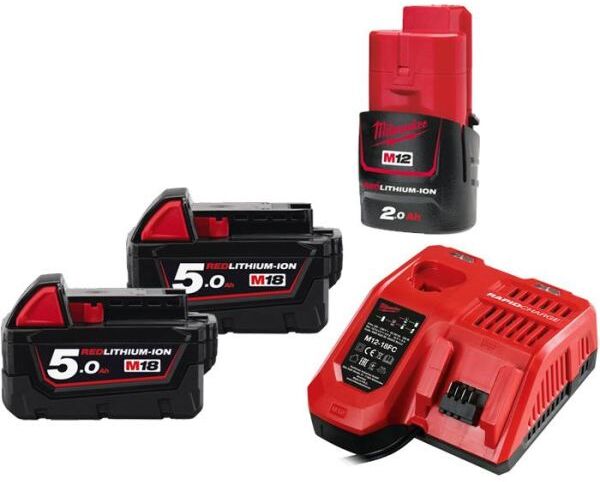 Milwaukee M18 NRG-502 Ladepakke