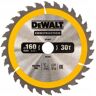 Dewalt Piła tarcz.165x20mmx18z