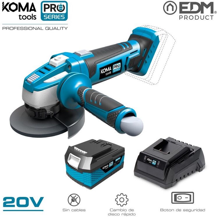 EDM Kit Rebarbadora 20v Koma Tools Pro Series