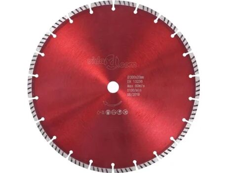 Vidaxl Disco de Corte de Diamante (Aço - 300 mm)