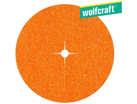 Wolfcraft Pack 10 Discos de Papel Abrassivo de Corindon Grao 120 Ø125 2003000