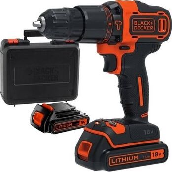 Black & Decker Aparafusadora BDCHD18KB-QW (18V)