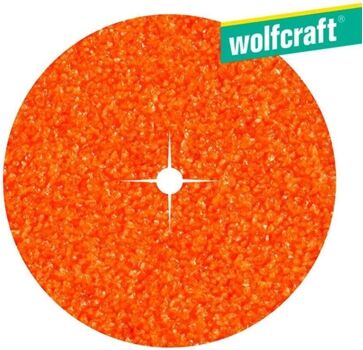 Wolfcraft Pack 10 Discos de Papel Abrassivo de Corindon Grao 40 Ø125 2001000