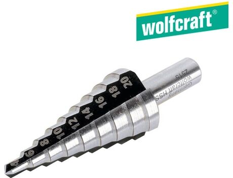 Wolfcraft Broca conica escalada Hss, Ø4-20Mm 2515000