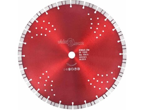 Vidaxl Disco de Corte de Diamante (Aço - 350 mm)