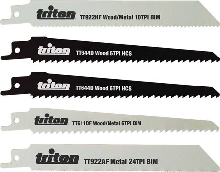 Triton Conjunto de Lâminas para Serra Sabre 954242 - 5 peças