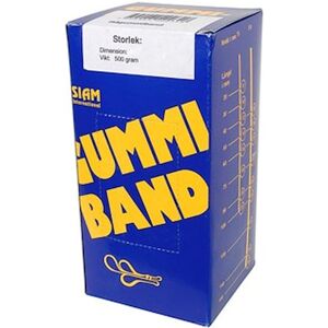 Gummiband nr. 75  100x9,0mm (500g) 20st