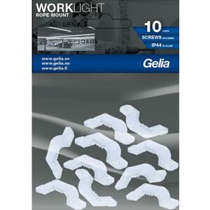 Gelia 4091059202 Fästclips 10-Pack, Installationsmaterial