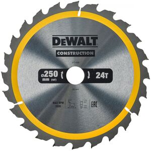 DeWalt Cirkelsågklinga för trä, 250x30 mm, 24T, DT1956-QZ