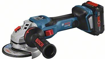 Bosch Vinkelslip Gws 18v-15 Sc 150mm I L-Boxx Med 2x8,0ah Batteri Och Laddare Gal18v-160 C