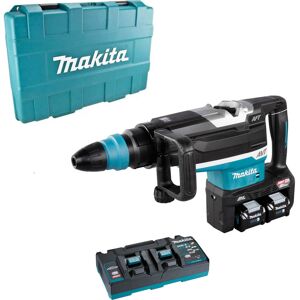 DeWalt Makita HR006G Twin 40v Max XGT Cordless Brushless Demolition Hammer 2 x 2.5ah Li-ion Charger Case