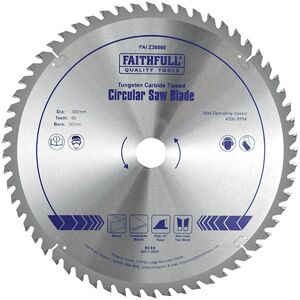 FAIZ30060 tct Circular Saw Blade 300 x 30mm x 60T pos FAIZ30060 - Faithfull