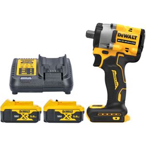 DCF922 18V xr Brushless 1/2 Detent Pin Impact Wrench with 2 x 5.0Ah Batteries & Charger - Dewalt