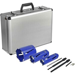 Diamond Core Drill Kit & Case Set of 7 FAIDCKIT7 - Faithfull