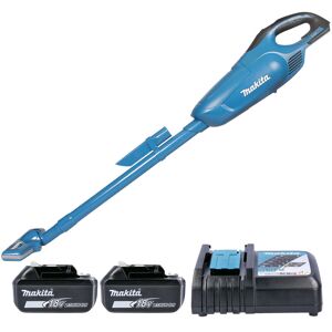 DCL182 18V lxt Li-Ion 500ml Vacuum Cleaner With 2 x 6.0Ah Batteries & Charger - Makita