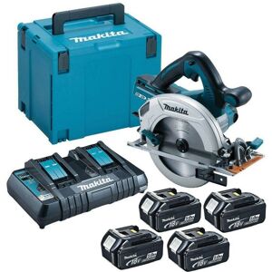 Makita - DHS710PT2 Twin 18v 36v 185mm Circular Saw lxt + 4x 5.0ah, Charger +MakPac