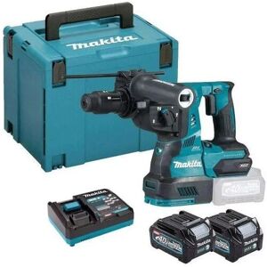 Makita HR004GD201 40V Max XGT BL QCC SDS-Plus Hammer Drill With 2 x 2.5Ah Batteries