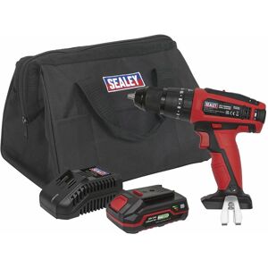 Combi Drill/Driver Kit �13mm 20V 2Ah SV20 Series Lithium-ion CP20VDDKIT1 - Sealey