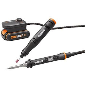 WORX WX988 20V MAKERX Combo Kit : Rotary Tool + Wood/Metal Crafting Tool