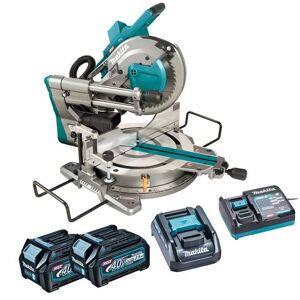 Makita Makita LS003GD202 40V XGT 305mm Slide Compound Mitre Saw with 2 X 2.5Ah Battery