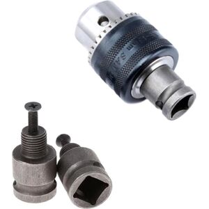 Knocked Her Impact Wrench 1/2-20Unf Keyless 3/8" Drill Chuck Adaptor Converter With Screw