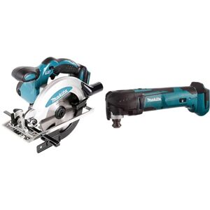 Makita DSS610Z 18V Li-Ion LXT 165mm Circular Saw - Batteries and Charger Not Included & DTM51Z Multi-Tool, 18 V,Blue