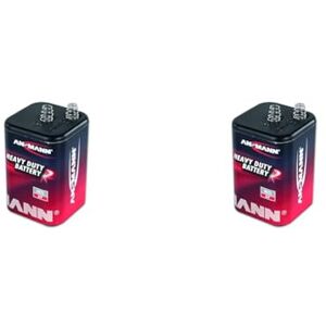 ANSMANN 4R25 6 Volt Zinc Carbon Battery (Pack of 2)