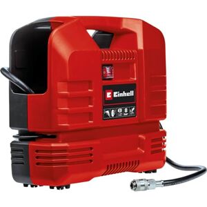 Einhell Portable Oil-Free Air Compressor with Gun - 8 Bar, 116 PSI, 240V, 1100W Service-Free Motor, 3m Hose - TC-AC 190 of Small Compressor for Workshops with 3 Year Warranty