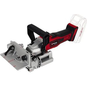 Einhell Power X-Change 18V Cordless Biscuit Jointer - Variable Cutting Depth Plate Joiner With Dust Extraction For Woodworking - TE-BJ 18 Li Solo Biscuit Joiner (Battery Not Included)