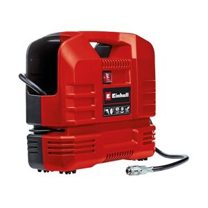 Einhell Portable Oil-Free Air Compressor with Gun - 8 Bar, 116 PSI, 240V, 1100W Service-Free Motor, 3m Hose - TC-AC 190 of Small Compressor for Workshops with 3 Year Warranty