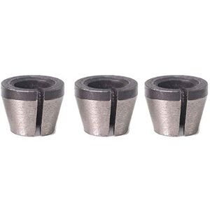 Rfeeuubft 3Pcs High Precision 6mm 6.35mm 8mm Router Collet Chuck Adapter for Engraving Trimming Machine