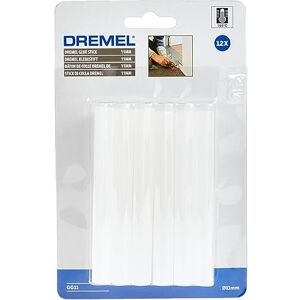 Dremel GG11 Hot Glue Gun Sticks 12-pack, 12 Multi Purpose 11 mm Glue Sticks for High Temperature (165-195° Celsius)