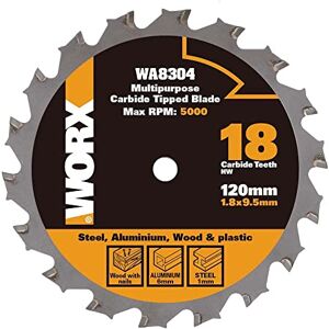 WORX WA8304 120 mm Multi-Purpose Blade for Wood/Metal - Silver