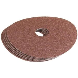 Draper 58619 Aluminium Oxide Sanding Disc, 120 Grit, 115mm, Pack of 5