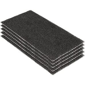 Trend Mesh 1/3 Sheet 93 x 190mm 150 Grit Sanding Sheets, AB/THD/150M, Pack of 5