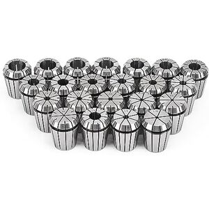 CAREEN ER8 ER11 ER16 ER20 ER25 ER32 ER40 Spring Collet Chuck Accuracy CNC Milling Tool Holder Engraving Machine Spindle Motor (Size : ER40(27PCS))