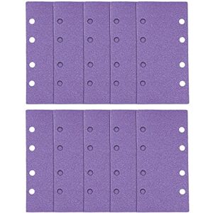 Trend Zirconium 1/3 Sheet 93 x 185mm 80 Grit Sanding Sheets, AB/THD/80Z, Pack of 10