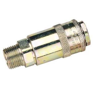 Draper 1/4" Male Thread PCL Tapered Airflow Coupling (Sold Loose)