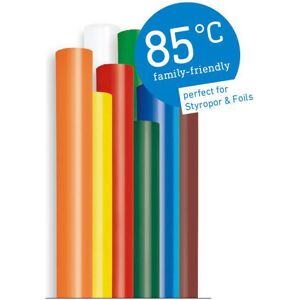 DeWalt Steinel Assorted Colour 85 Degree Low Temperature Glue Sticks 7mm 150mm Pack of 16