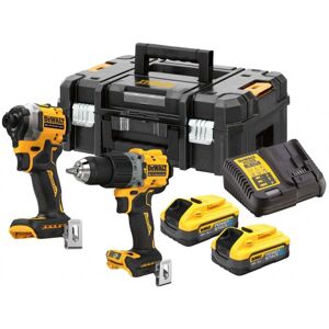 Dewalt DCK2050H2T 18V XR Cordless Brushless Combi Drill & Impact Driver Twin Kit 2 x 5.0 Ah