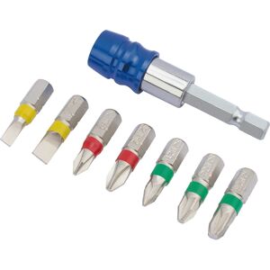 Draper 8 Piece Coloured Screwdriver Bit Set