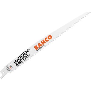 Bahco Bi Metal Reciprocating Sabre Saw Blades for Wood and Metal 228mm Pack of 5